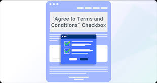 Agree to terms checkbox